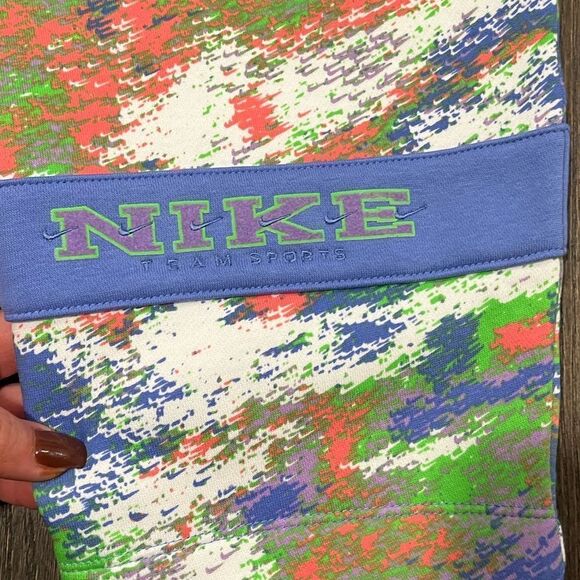 NWOT Nike Women's Sportswear Essential Fleece Gel Curve Pants Multi-Color - Picture 5 of 12